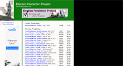 Desktop Screenshot of electionprediction.org
